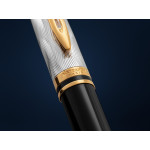 Waterman Carene Reflections of Paris Ballpoint Pen - Deluxe Black - Picture 2